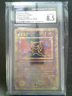 Ancient Mew - Holo Holographic Pokemon 2000 WOTC Movie Promo - CGC 8.5 NM/MINT+ - Image 1