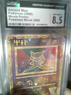 Ancient Mew - Holo Holographic Pokemon 2000 WOTC Movie Promo - CGC 8.5 NM/MINT+ - Image 2