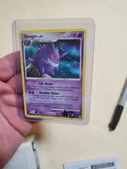 LP+ 🔥TCG Pokemon Gengar 27/130 Diamond and Pearl set Regular 2007 rare - Image 5