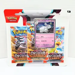 Pokemon TCG Scarlet & Violet Obsidian Flames Booster Blister 3 Packs NEW 820650853784 - Image 1