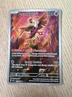 Pokemon TCG Fezandipiti 073/064 Illustration Rare Shrouded Fable - Image 1