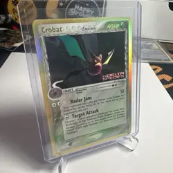 Pokemon Crobat 2/113 Ex Delta Species STAMPED Reverse Holo NM Fast Ship - Image 1