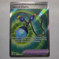 Sacred Charm 122/094 - ME02 Phantasmal Flames - Full Art Holo - NM/M Pokemon TCG - Image 1