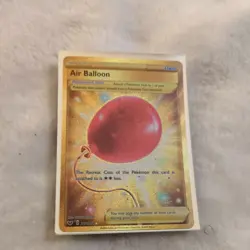Pokemon TCG Air Balloon 213/202 Sword & Shield Gold Secret Rare Holo NM - Image 1