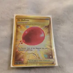 Pokemon TCG Air Balloon 213/202 Sword & Shield Gold Secret Rare Holo NM - Image 2