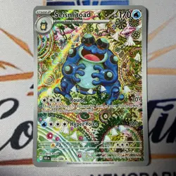 Seismitoad 105/086 Pokemon TCG SV Black Bolt NM - Image 1