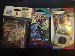 Pokemon Darkness Ablaze Pack With Portfolio/guardians Rising/sword And Shield - Image 1