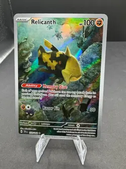 Relicanth 173/162 Illustration Rare Pokemon Temporal Forces NM - Image 1