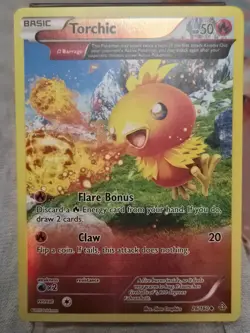 Torchic (Omega) 26/160 LP - Pokemon XY - Primal Clash Uncommon - Image 1