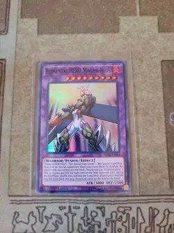 YUGIOH ELEMENTAL HERO MAGMA NEOS SHVA-EN034 SUPER 1ST ED NM - Image 1
