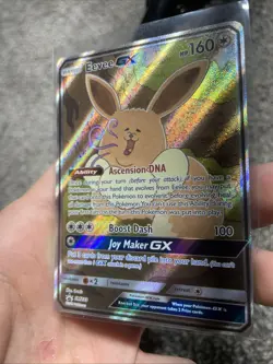 2019 Pokemon EEVEE GX Holo SM233 Sun & Moon Back Star Promo Textured Card NM LP - Image 2