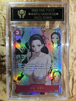 NICO ROBIN Waifu Goddess Manga Card CUSTOM MADE Black Label - Image 1