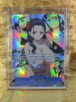 NICO ROBIN Waifu Goddess Manga Card CUSTOM MADE Black Label - Image 1