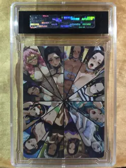 BOA HANCOCK x NICO ROBIN Waifu Goddess Manga Card CUSTOM MADE Black Label - Image 4