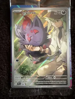 N's Zorua 189 Scarlet & Violet Promo Card - Image 3