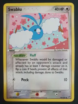 Swablu 79/107 - EX Deoxys Set - Pokemon Card - Near Mint Condition - Image 1
