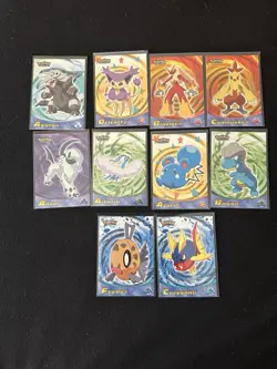 Lot Of 10 Vintage Topps Pokemon Advanced Cards Non-Holo 2003 - Image 1