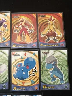 Lot Of 10 Vintage Topps Pokemon Advanced Cards Non-Holo 2003 - Image 3