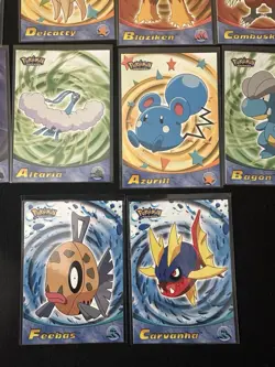 Lot Of 10 Vintage Topps Pokemon Advanced Cards Non-Holo 2003 - Image 4
