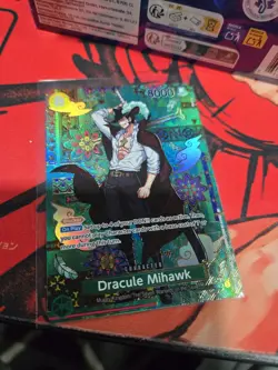 One Piece TCG OP12-030 Dracule Mihawk Special Print SP OP14 AA Card Game CCG ENG - Image 4