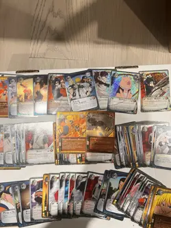 100+ Card Lot -2002 Shonen Jump’s Naruto Ninja Mixed With 1st Edition Cards - Image 2