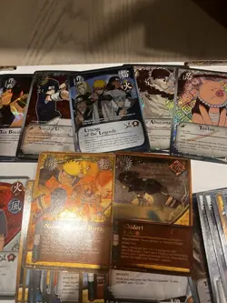 100+ Card Lot -2002 Shonen Jump’s Naruto Ninja Mixed With 1st Edition Cards - Image 3