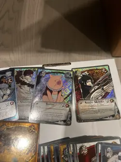 100+ Card Lot -2002 Shonen Jump’s Naruto Ninja Mixed With 1st Edition Cards - Image 4