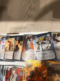 100+ Card Lot -2002 Shonen Jump’s Naruto Ninja Mixed With 1st Edition Cards - Image 5