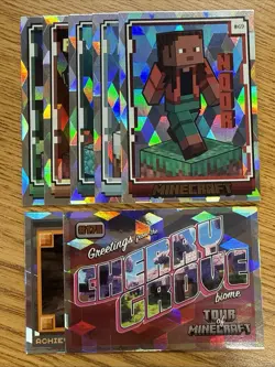 CUBIC PARALLEL 2024 Panini Minecraft Trading Cards #1-221 You Pick/Choose! READ* - Image 1
