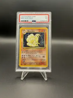 Pokemon Ninetales Base Set Holo Rare Card 12/102 PSA 7 Near Mint! - Image 1