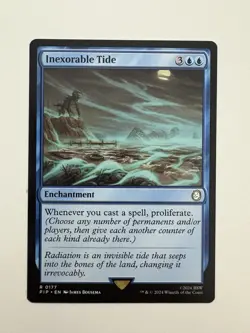Inexorable Tide MTG Magic the Gathering Card NM Near Mint PIP - Image 1