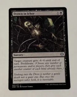 MTG Drown in Ichor - Phyrexia All Will Be One LP - Image 1