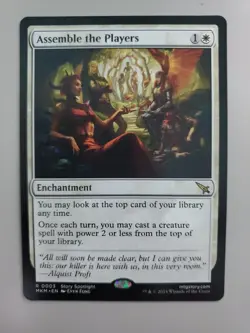 MTG Assemble the Players Murders at Karlov Manor 0003 Regular Rare - Image 1