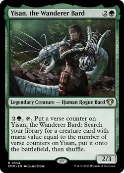Yisan, the Wanderer Bard [Commander Masters] Foil Near Mint - Image 1