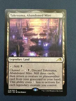 MTG Takenuma, Abandoned Mire - Kamigawa: Neon Dynasty (NEO) NM - Image 1