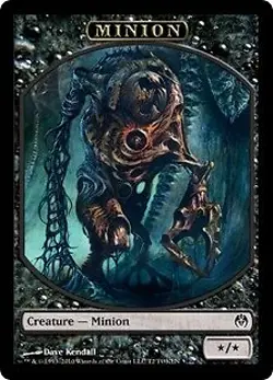 MTG Minion Token, Moderate Play, English Duel Decks: Phyrexia vs. the Coalition - Image 1