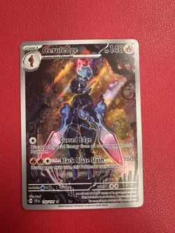 Pokemon TCG Ceruledge Illustration Rare Holo Card Sv08:Surging Sparks 197/191 LP - Image 1