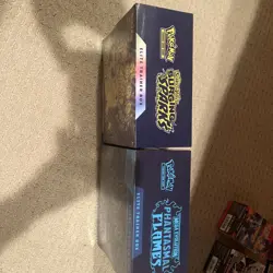 Pokemon TCG Phantasmal Flames ETB & Surging Sparks ETB Factory Sealed. - Image 2