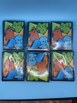 Pokemon Paldea Evolved ETB Sleeves 65ct (x6) - Image 1