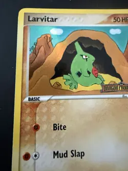 Pokemon TCG 2006 Dragon Frontiers Larvitar 51/101 Stamped Reverse Holo NM - Image 4