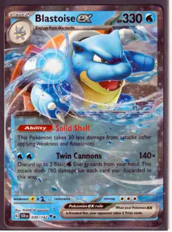 VENUSAUR ex BLASTOISE ex LAPRAS ex -3 STELLAR CROWN POKEMON -RARE -HOLO NM/M - Image 3