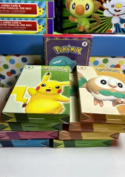 pokemon mcdonalds match battle 2022 Box Lot Of 8 +2023 McDonald’s Box Unopened!! - Image 1