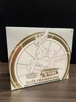 Pokemon TCG Sword & Shield Brilliant Stars ETB Elite Trainer Box FACTORY SEALED - Image 1