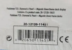 2008 POKEMON DIAMOND & PEARL MAJESTIC DAWN THEME DECK DISPLAY FACTORY SEALED NEW - Image 5