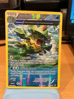 Pokemon TCG Ludicolo (Alpha, 37/160) - Reverse Holofoil - XY - Primal Clash - MP - Image 1