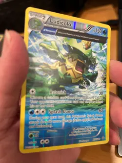 Pokemon TCG Ludicolo (Alpha, 37/160) - Reverse Holofoil - XY - Primal Clash - MP - Image 3