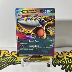 Mega Sharpedo ex 61/94 - Phantasmal Flames Pokemon TCG - NM - Image 1