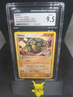 Pokemon Golem EX TCG Legend Maker Holo # 6/92 Regional Championships CGC 9.5 - Image 1