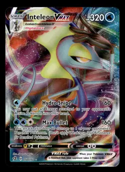 Inteleon VMAX 050/192 Rare VMAX Rebel Clash Pokemon NM - Image 1