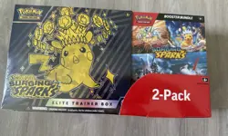 Pokemon Surging Sparks Elite Trainer Box/Booster Bundle Costco 2-Pack - Lot of 2 - Image 4